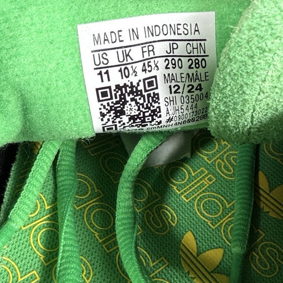 Adidas Handball Spezial Men's Athletic Sneakers New Size 11 Green Yellow JH5444 - Picture 11 of 14